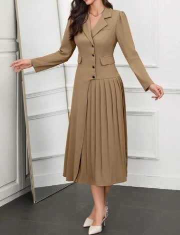 Rochie medie SHEIN, maro