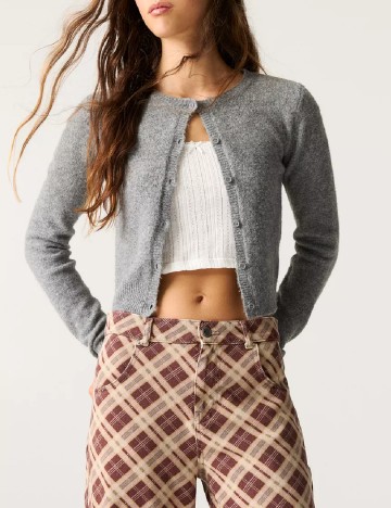 Cardigan Pull&Bear, gri