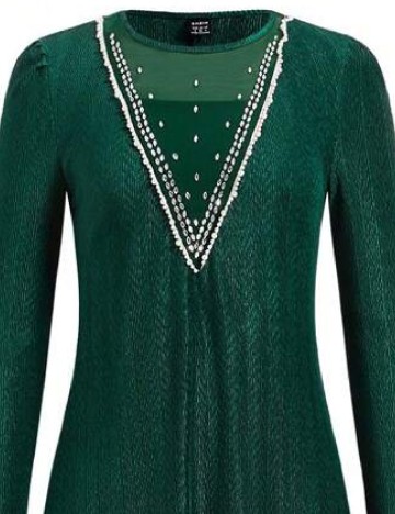 Rochie lunga SHEIN, verde