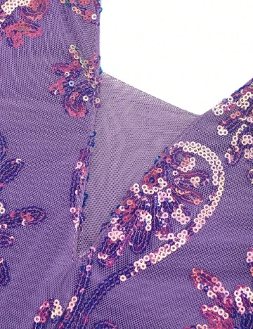 Rochie lunga Faeriesty, mov Mov