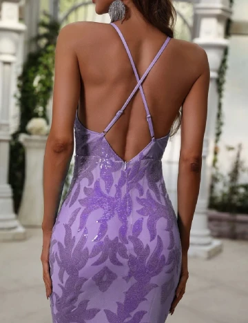 Rochie lunga Faeriesty, mov Mov