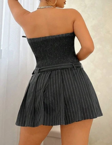 Rochie scurta SHEIN, gri inchis Gri