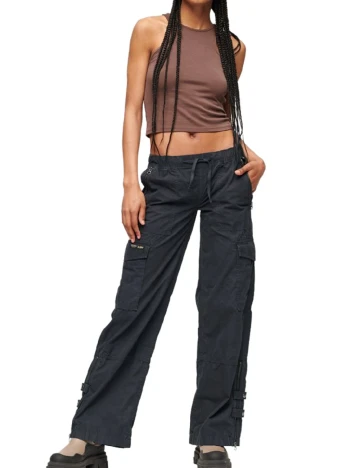Pantaloni Super Dry, bleumarin inchis