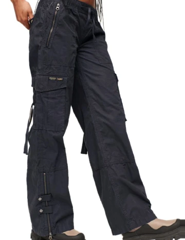 Pantaloni Super Dry, bleumarin inchis