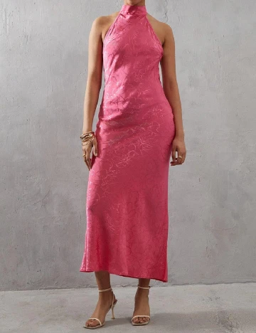 Rochie medie WAREHOUSE, roz Roz