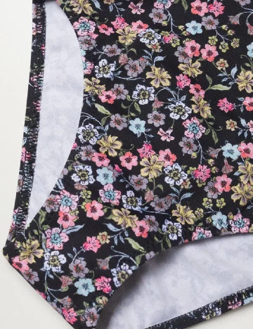 Costum de baie Mango Kids, floral print Floral print