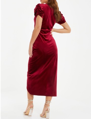 Rochie medie Quiz, rosu