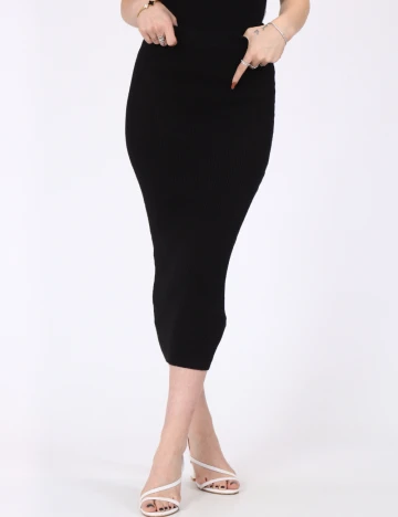 Fusta Pull&Bear, negru