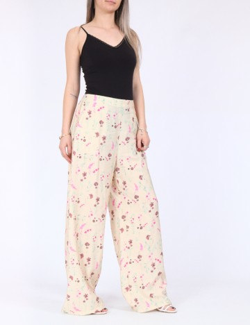 
						Pantaloni Vero Moda, crem