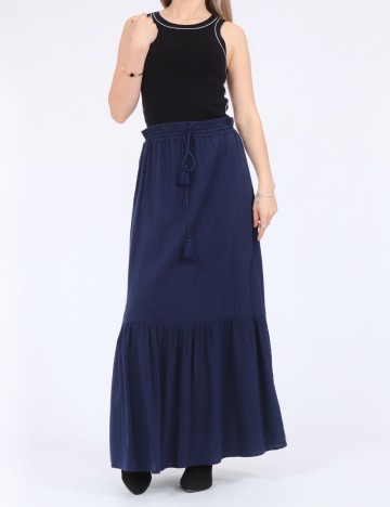 Fusta Vero Moda, albastru