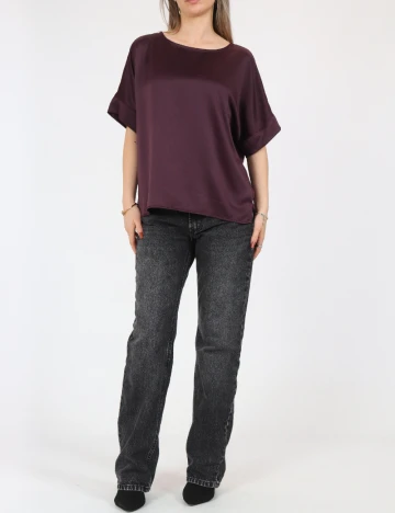 Bluza Vero Moda, pruna