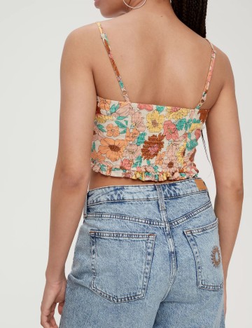 Top Q/S, floral