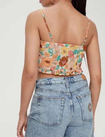 Top Q/S, floral