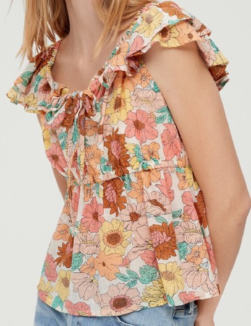 Bluza Q/S, floral