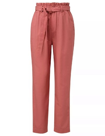 Pantaloni Q/S, roz pudra