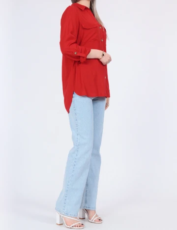 Camasa Vero Moda, rosu