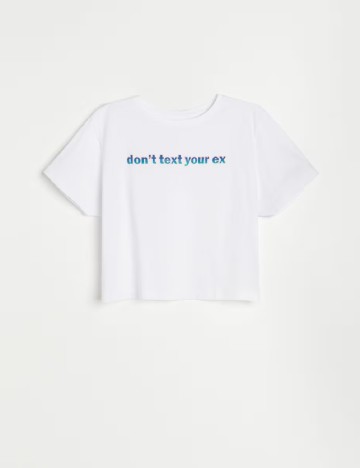 
						Tricou Reserved, alb
