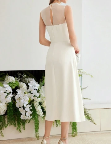 Rochie medie MOTF, alb