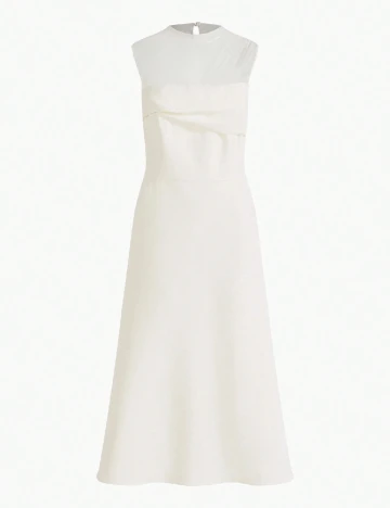 Rochie medie MOTF, alb
