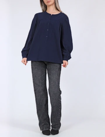 Camasa Vero Moda, bleumarin