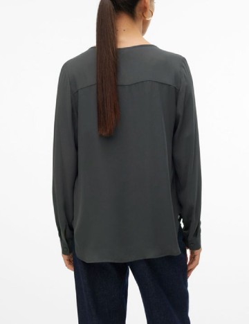 Camasa Vero Moda, gri