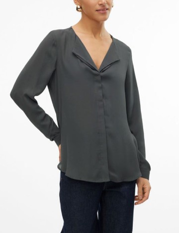 Camasa Vero Moda, gri