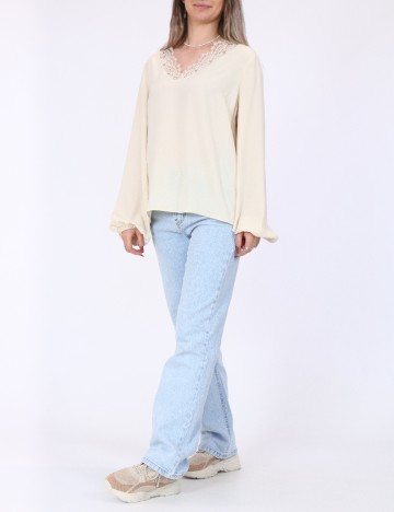 Bluza Vero Moda, crem