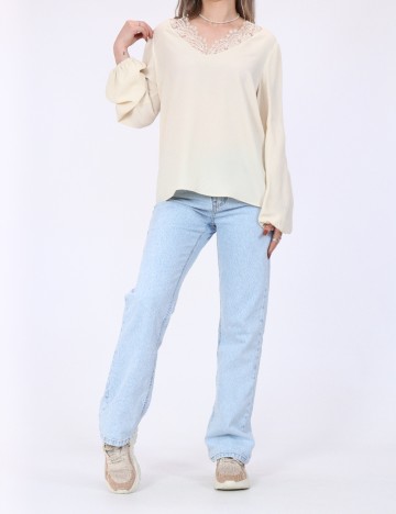 Bluza Vero Moda, crem