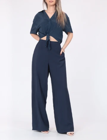 Pantaloni Vero Moda, bleumarin