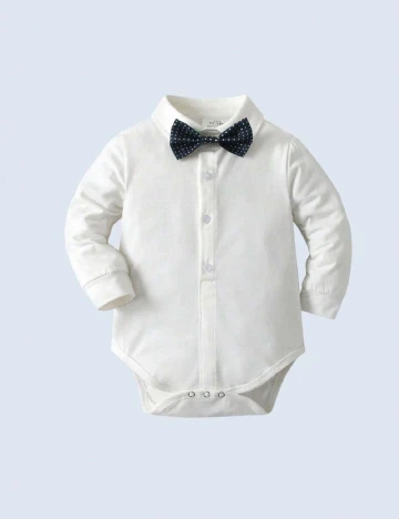 Compleu Shein Kids, alb/maro