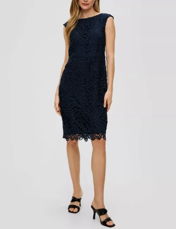 Rochie scurta s.Oliver, bleumarin Albastru