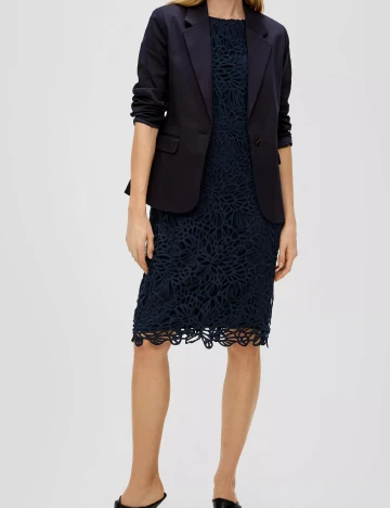 Rochie scurta s.Oliver, bleumarin Albastru