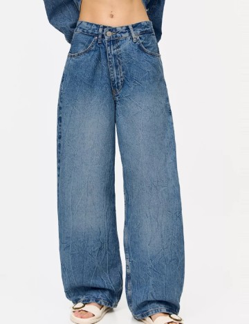 Blugi Pull&Bear, albastru