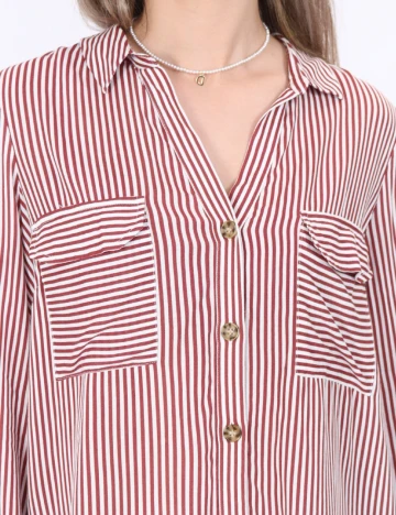 Camasa Vero Moda, visiniu Rosu