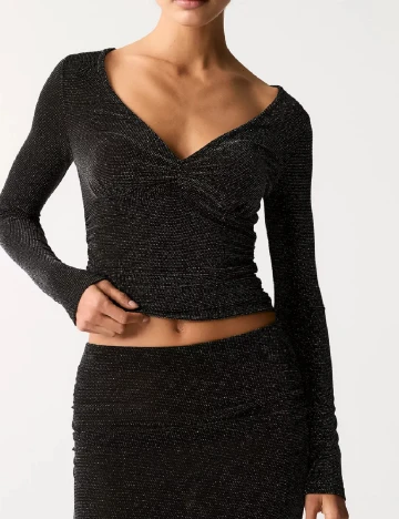 Top Pull&Bear, negru