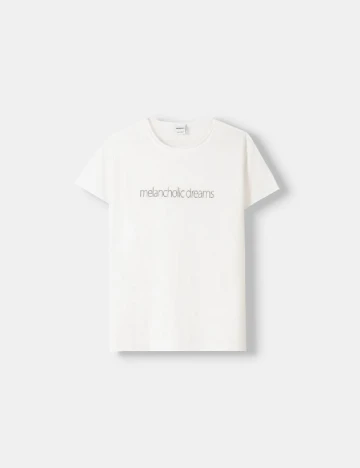 Tricou Bershka, alb