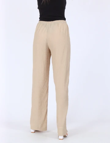 Pantaloni Jacqueline de Yong, crem