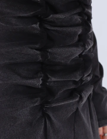 Rochie scurta Noisy May, gri Gri