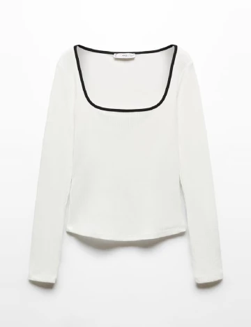 Bluza Mango, alb