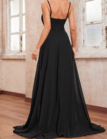 Rochie lunga Giffniseti, negru Negru
