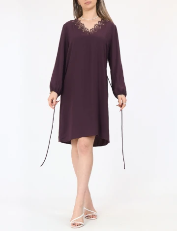 Rochie scurta Vero Moda, pruna