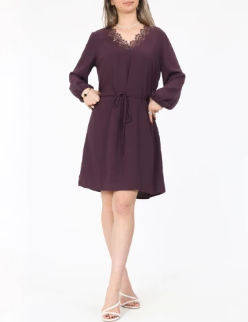 Rochie scurta Vero Moda, pruna