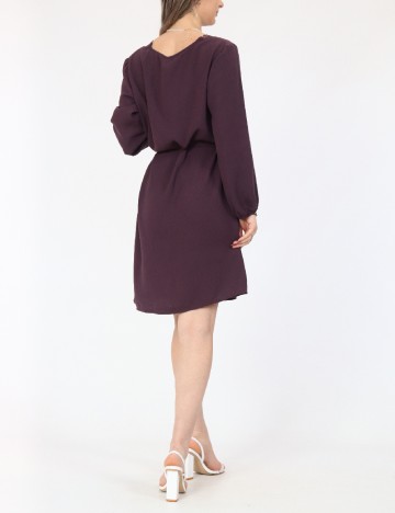 Rochie scurta Vero Moda, pruna