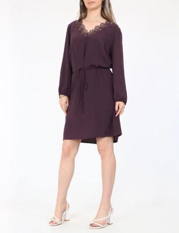 Rochie scurta Vero Moda, pruna