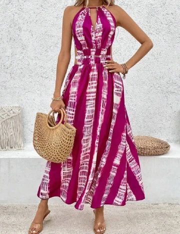 Rochie lunga SHEIN, magenta