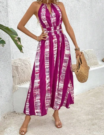 Rochie lunga SHEIN, magenta