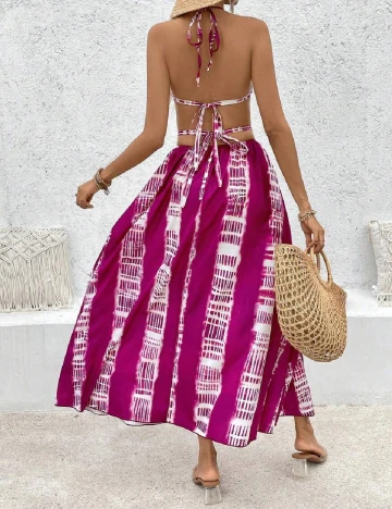 Rochie lunga SHEIN, magenta