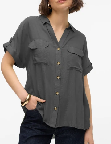 Camasa Vero Moda, gri