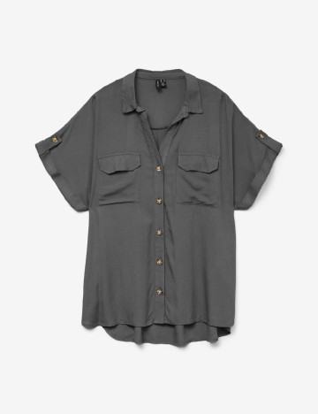 Camasa Vero Moda, gri