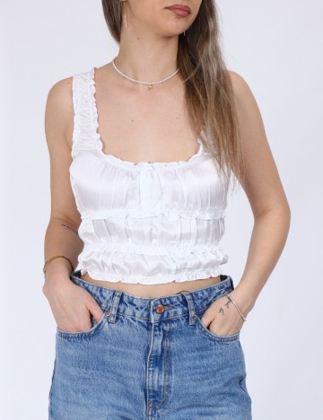 
						Top Zara, alb